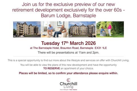 2 bedroom apartment for sale, Two Bed Apartment, Barum Lodge, North Walk, Barnstaple, Devon, EX31