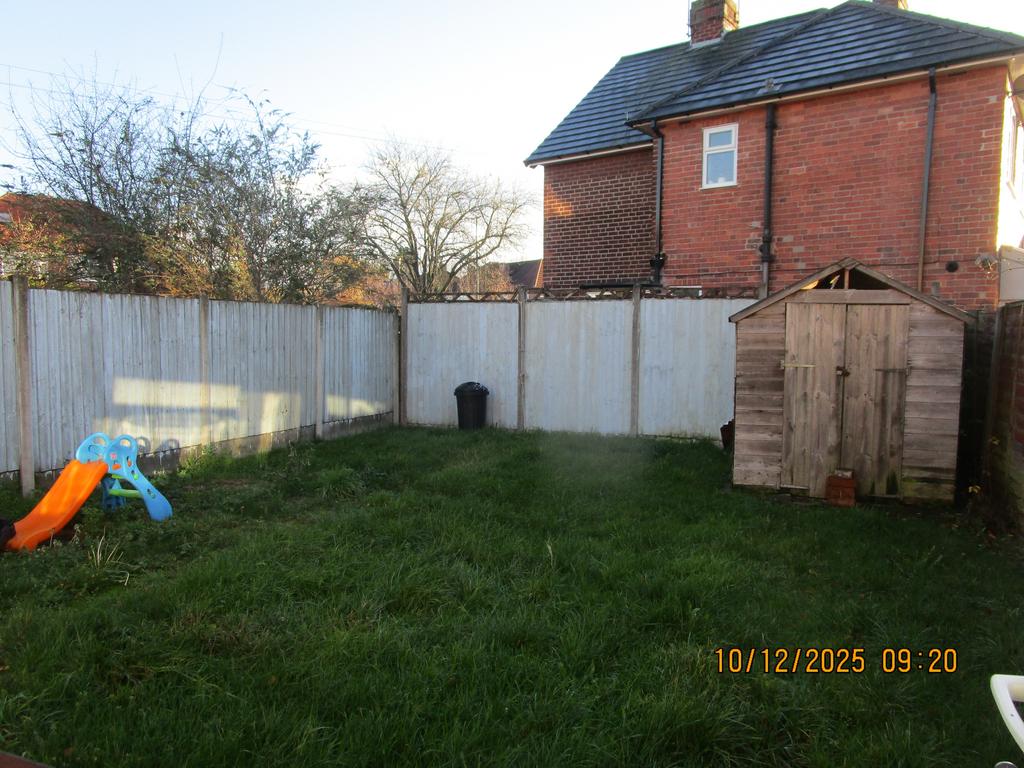 Large back garden