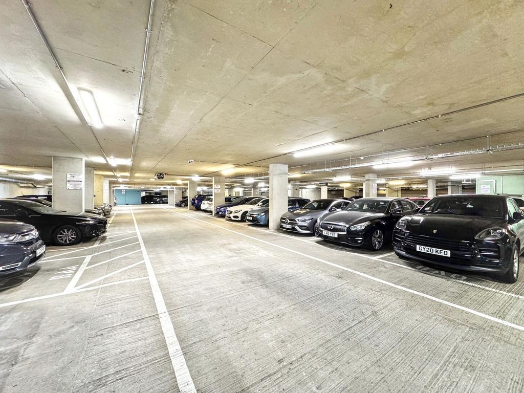 Secure residents parking