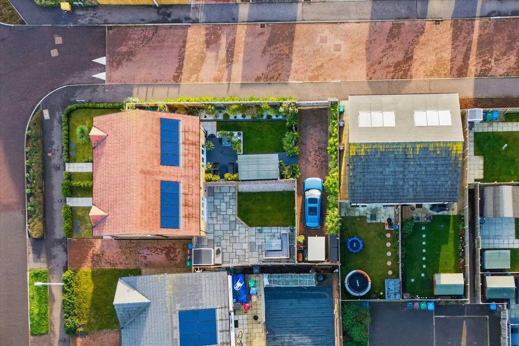 Drone Garden View