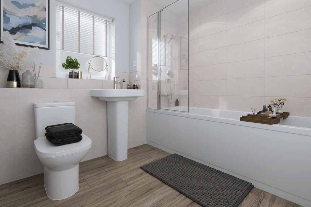 Typical family bathroom