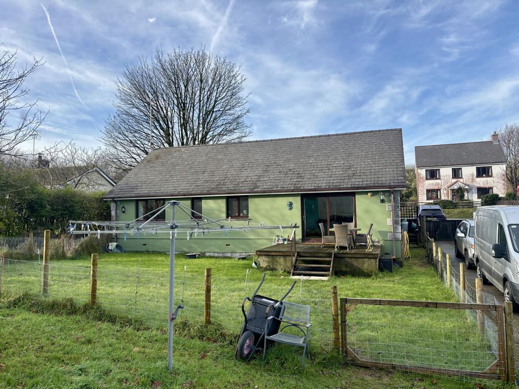 Rear of property