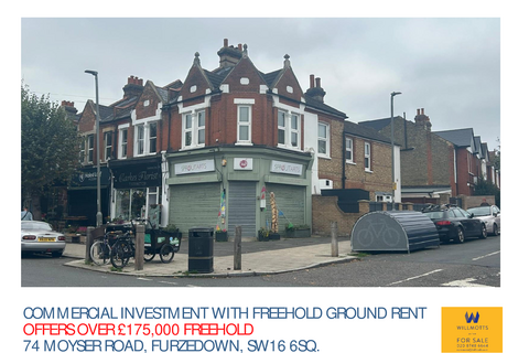 Retail property (high street) for sale, 74 Moyser Rd London SW16 6SQ