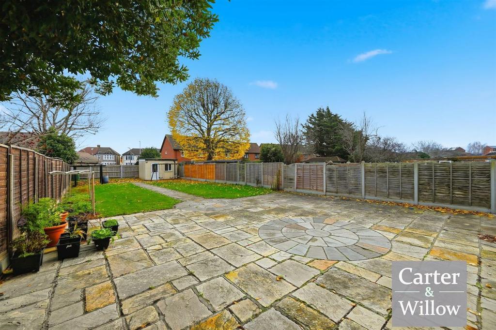 Private rear garden