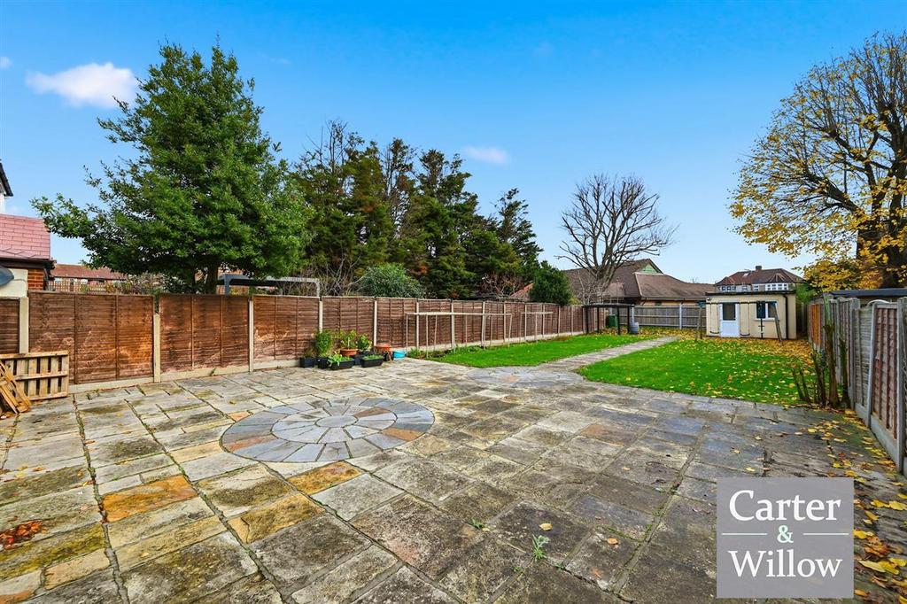 Private rear garden