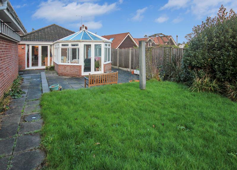 Rear of property