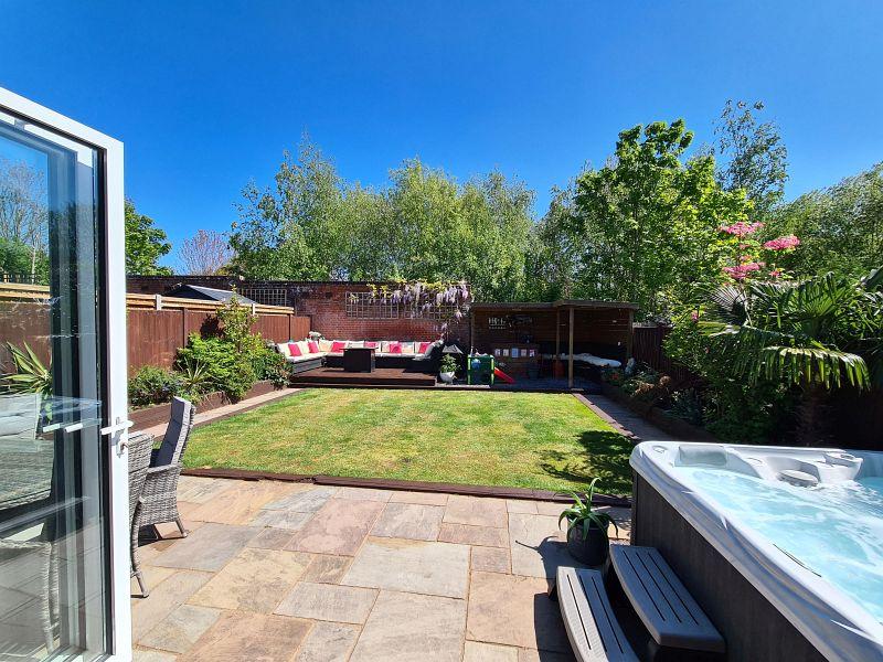 Patio view, garden