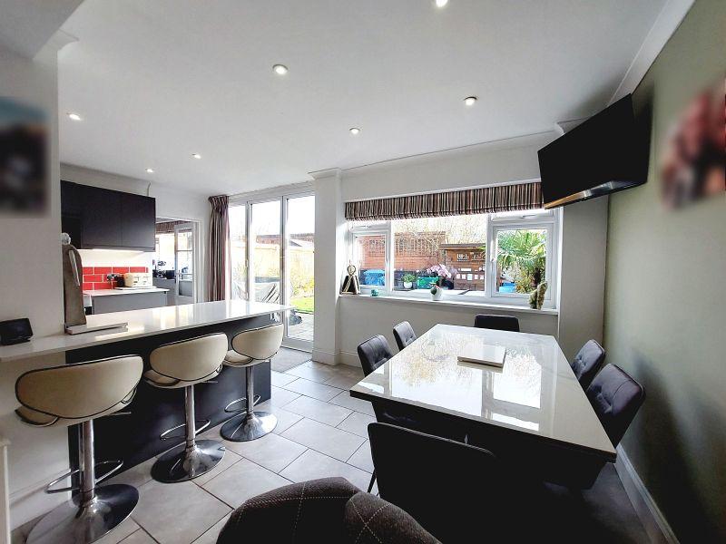 Open-plan living area, open plan living
