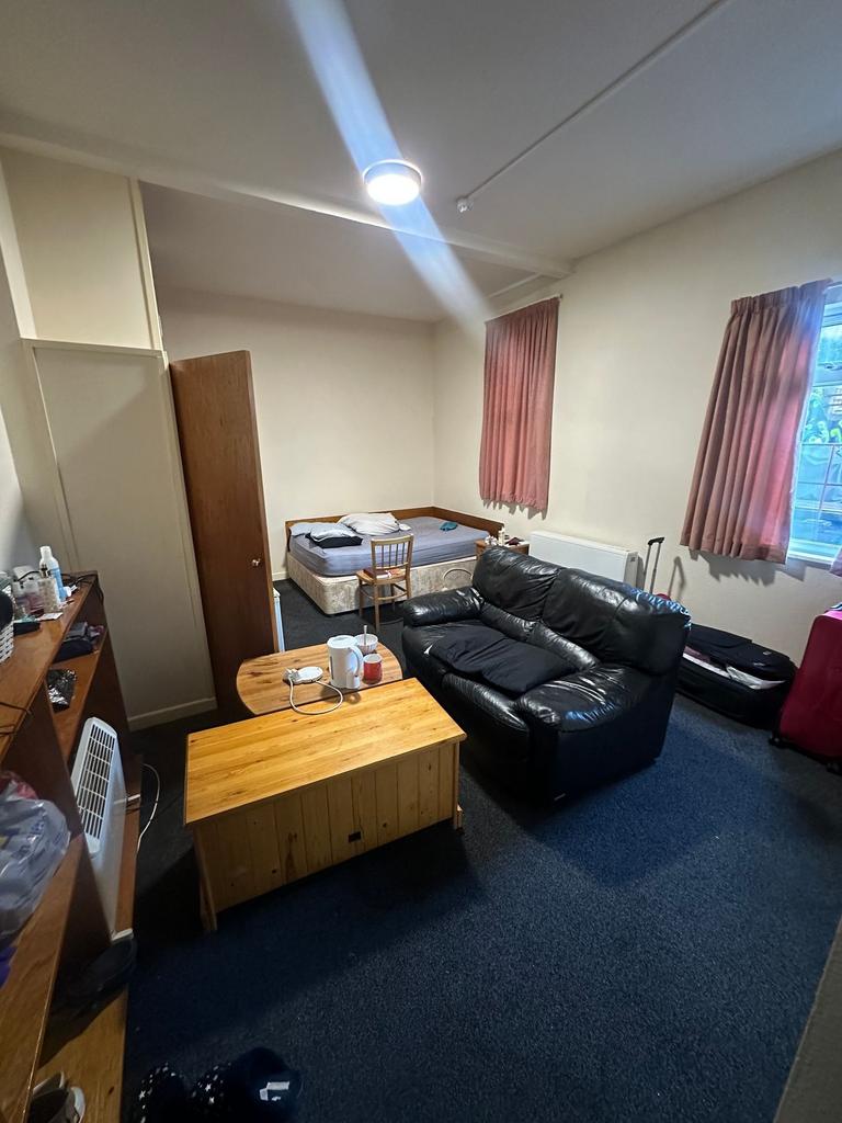 Bright, well-furnished studio-style living area...