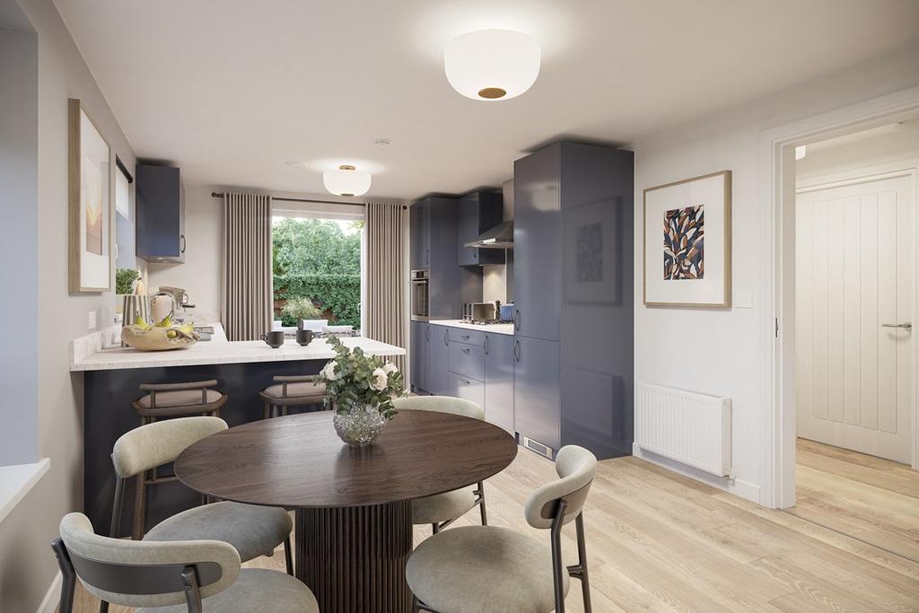 Enjoy a spacious kitchen diner