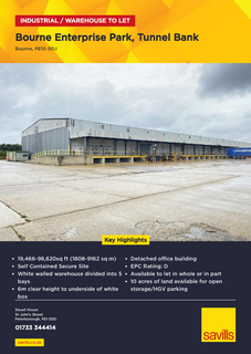 Office to rent, Store 1 Front Office, Bourne Enterprise Park Bourne PE10 0DJ