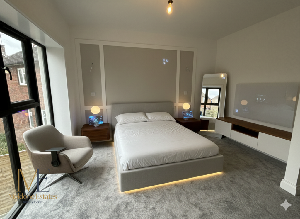 Staged Bedroom 1 3
