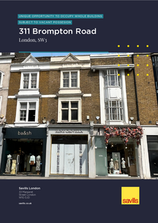 Retail property (high street) to rent, 311 Brompton Rd London SW3 2DY