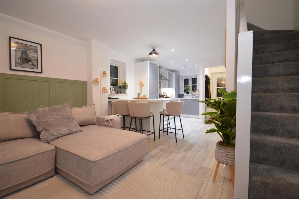 Kitchen/Living/Dining Area