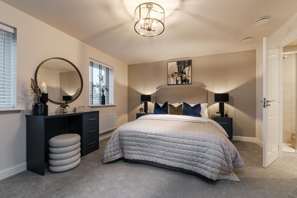 Interior view of bedroom 1 in our 4 bed Hythie...