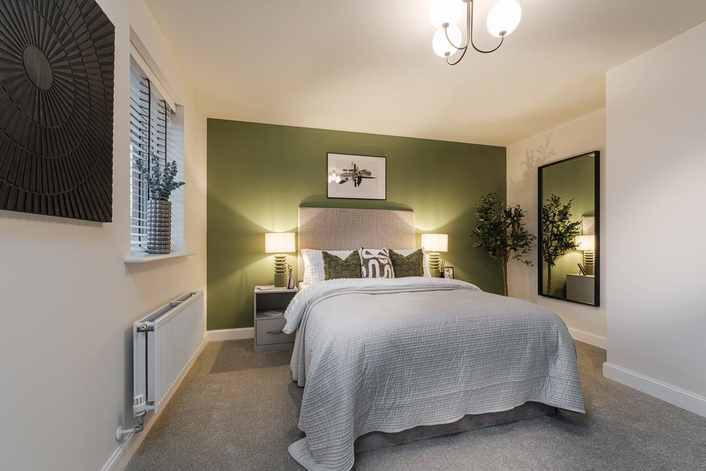 Interior view of bedroom 2 in our 4 bed Hythie...