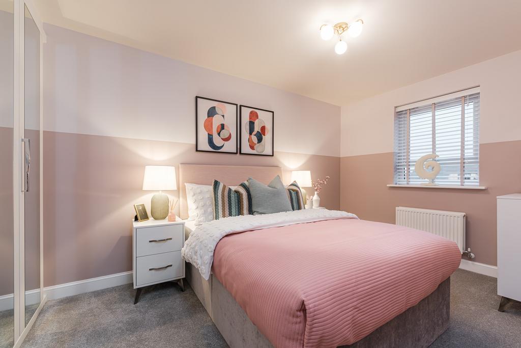 Interior view of bedroom 3 in our 4 bed Hythie...