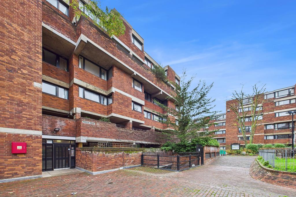Apartment building facade, block of apartments