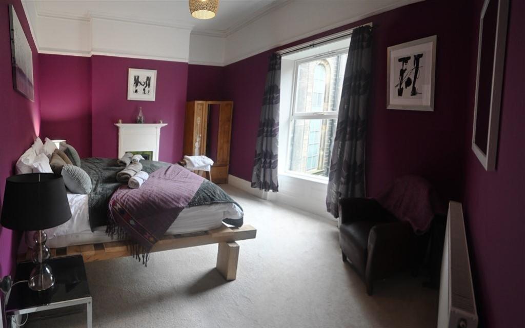 Purple bedroom