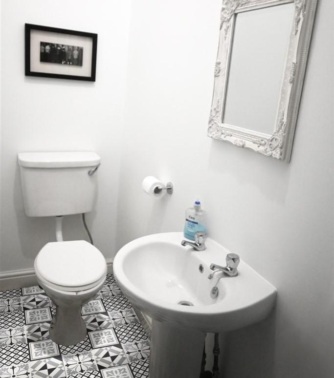 Downstairs bathroom.