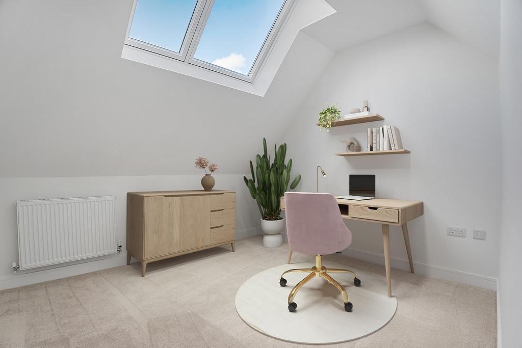 Bedroom 5 Office furnished