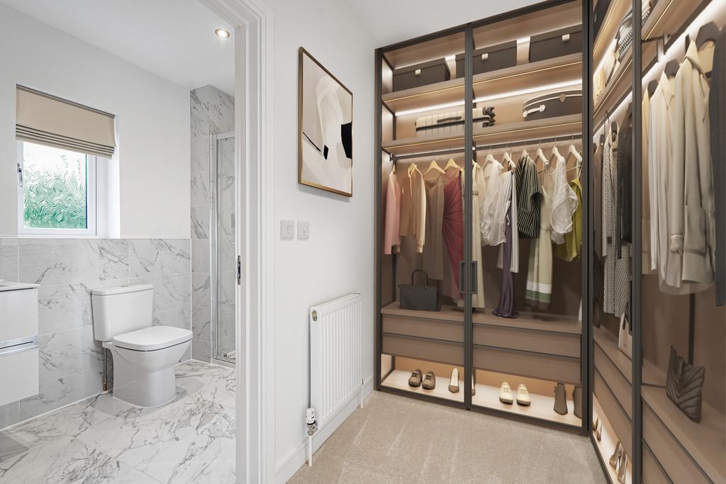 Bedroom 1 Dressing Room furnished