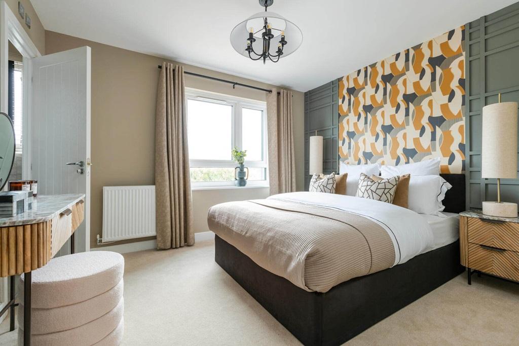 The main bedroom offers space to relax away...