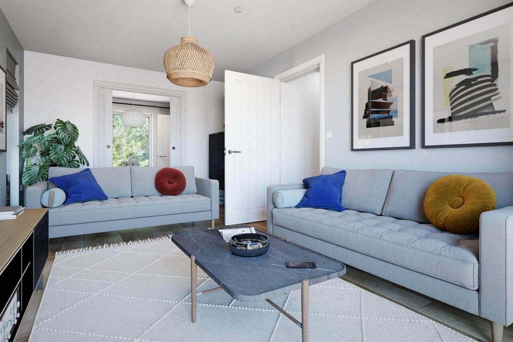 Living room of the Meadowford