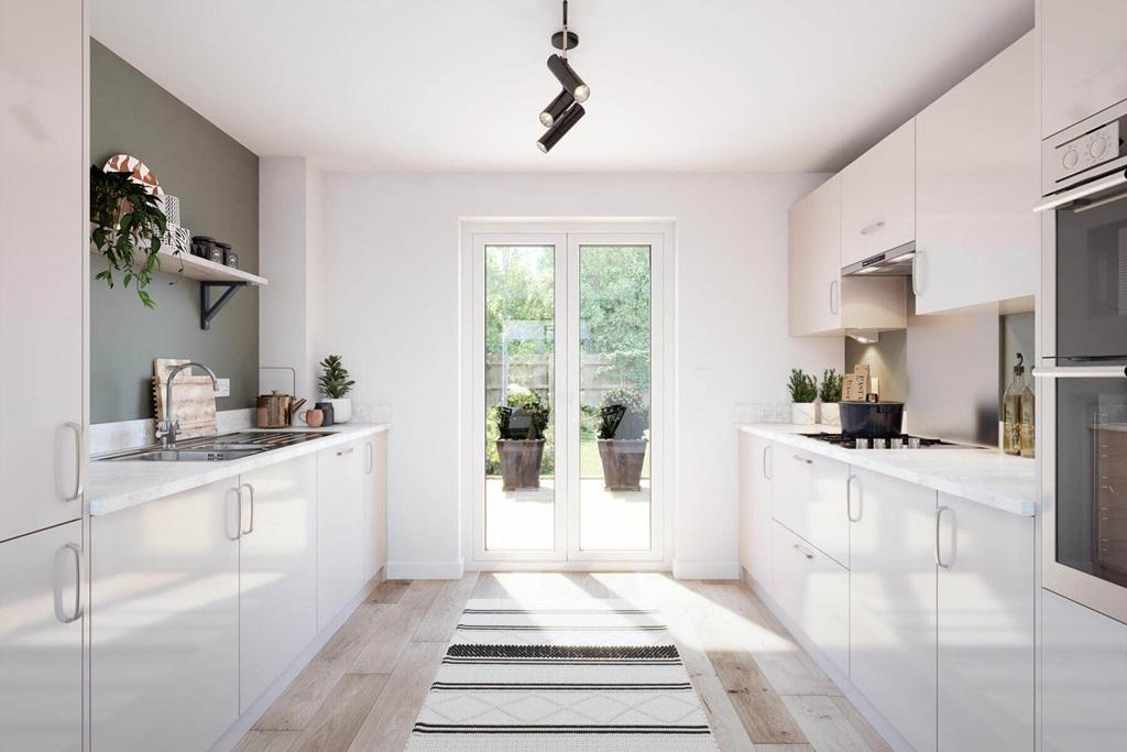 A brand new, modern kitchen is ready to go from...