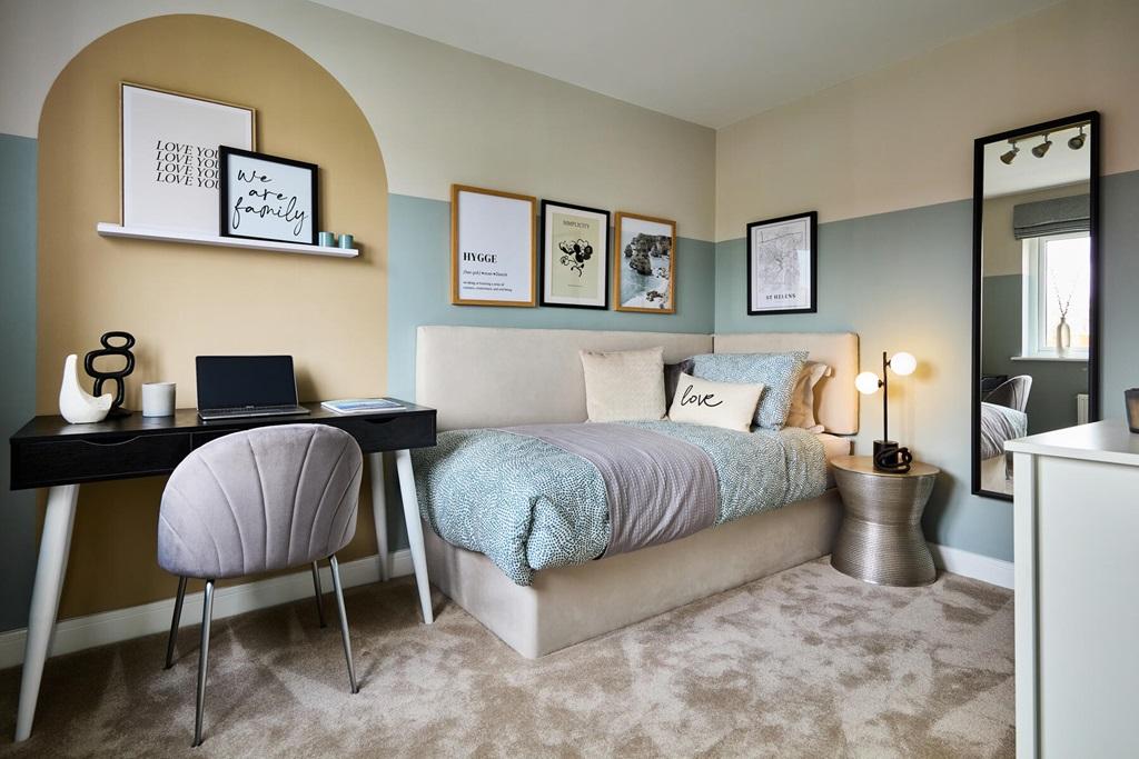 Bedroom 3 makes an ideal home office or child's...