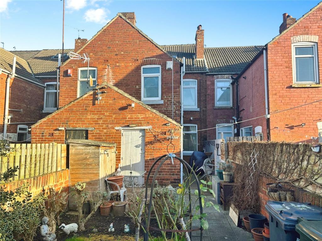 Rear Of Home
