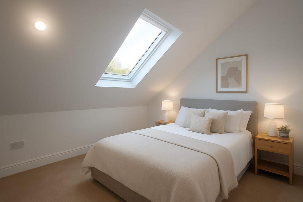 Bedroom virtual staged