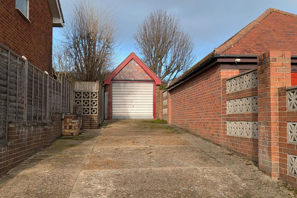 Driveway and garage