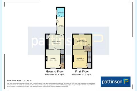 2 bedroom terraced house for sale, Bircham Street, Stanley DH9