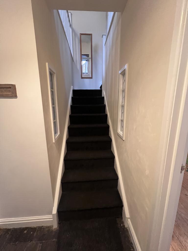 Stairs to Bedroom and Bathroom