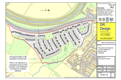 Land for sale, Blaenau Road, Llandybie, Ammanford, SA18 3AJ