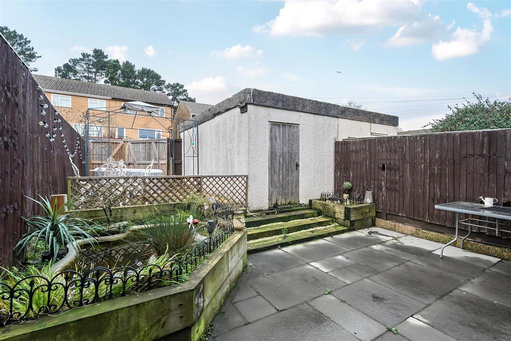 Rear of property