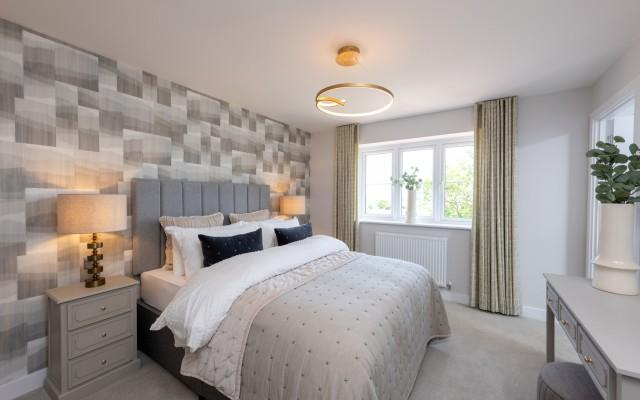 Image depicts a typical bedroom style.