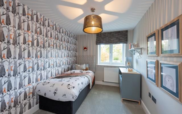 Image depicts a typical bedroom style.