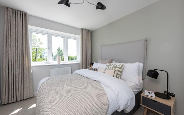 Image depicts a typical bedroom style.