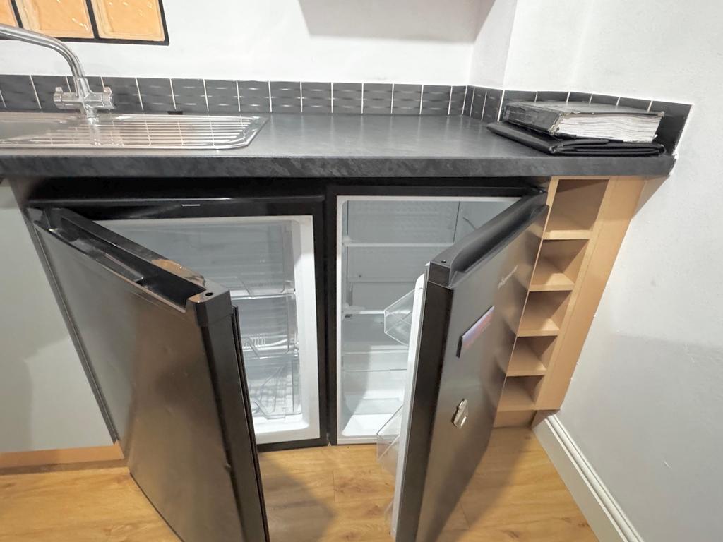 Fridge and freezer