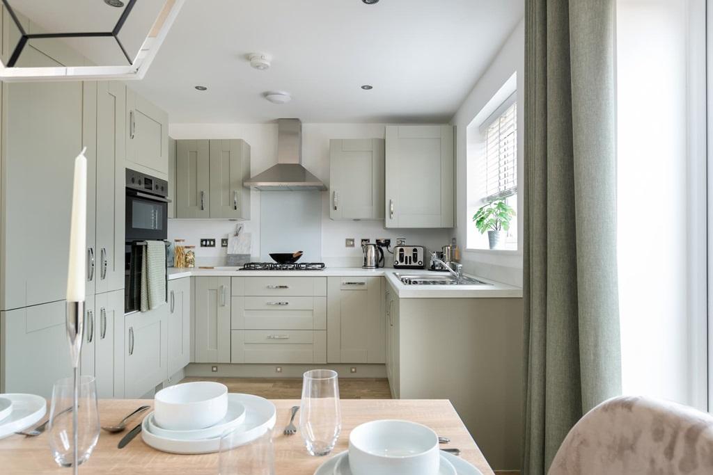 A contemporary open plan Kitchen