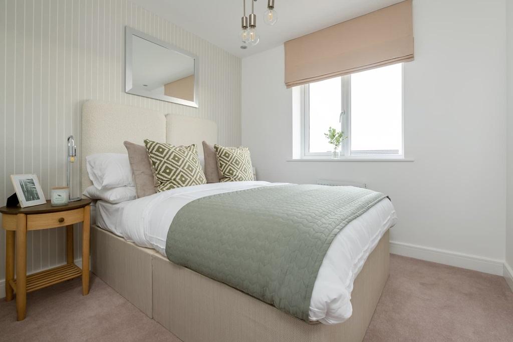 Space for a double bed in the 2nd bedroom