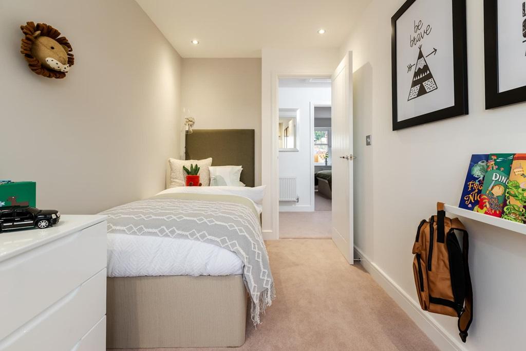 Bedroom 3 is the perfect children's room or office
