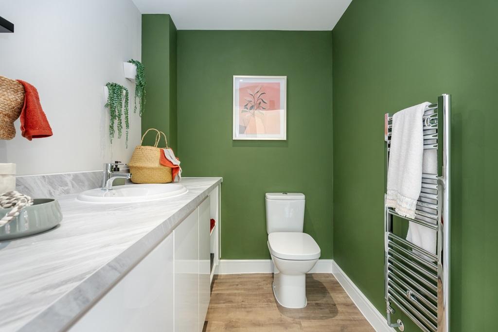 Handy cloakroom and utility
