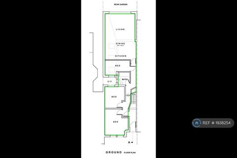 3 bedroom flat to rent, Mannock Road, London, N22