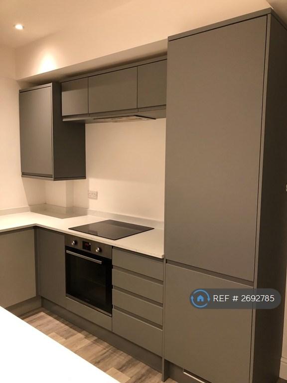 Gas Boiler In Corner Cupboard