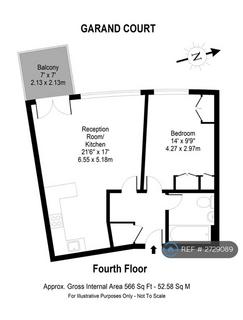 1 bedroom flat to rent, Garand Court, London, N7
