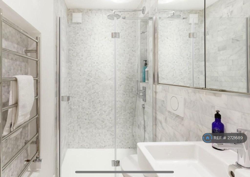 Cararra Marble Shower Room- Duravit Sanitaryware