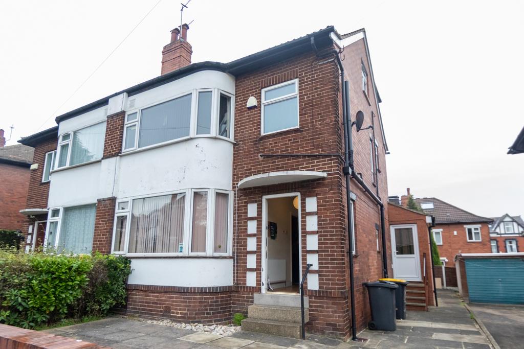 The exterior of a traditional brick residential...